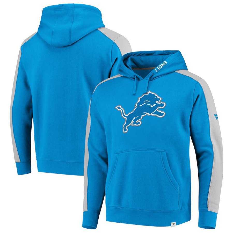 Men's Detroit Lions NFL Pro Line by Fanatics Branded Iconic Pullover Hoodie Blue Heathered,We sell and wholesale Men's Detroit Lions NFL Pro Line by Fanatics Branded Iconic Pullover Hoodie Blue Heathered on line form chian!